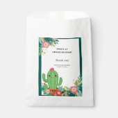 Niedliche Kawaii Wüste Bloom Floral Cactus Baby Du Geschenktütchen (Vorderseite)