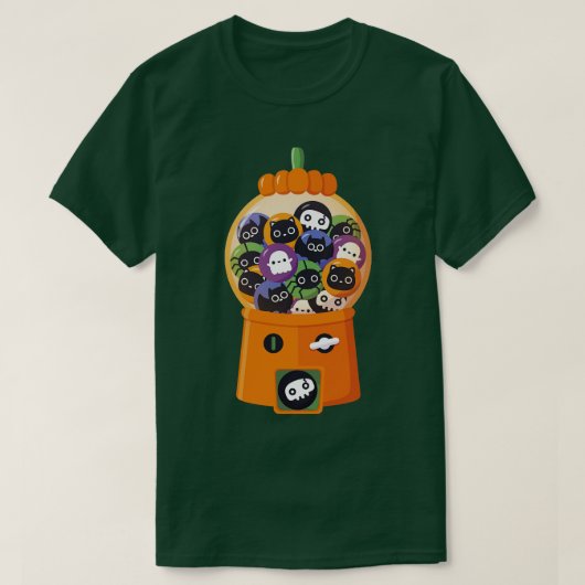 Niedliche Kehlkampfflugzeugmaschine Halloween T-Shirt (Design vorne)