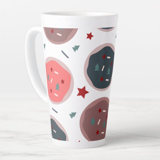 Niedliche Kekse Spinkles Bäckerei süßer Riesenkaff Milchtasse (Linke Ecke)