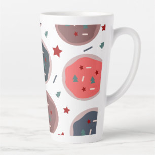 Niedliche Kekse Spinkles Bäckerei süßer Riesenkaff Milchtasse