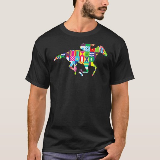 Niedliche Kentucky Pferderennseide T-Shirt (Vorderseite)