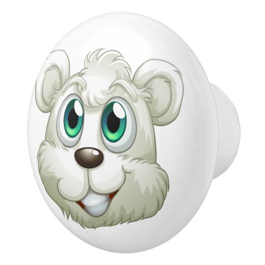 Niedliche Keramik der Polarbären Keramikknauf (Rechts)