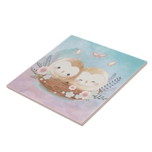 Niedliche Keramik Fliese (Seite)