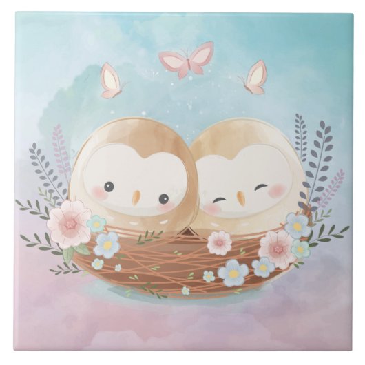 Niedliche Keramik Fliese (Vorderseite)