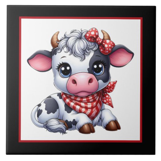 Niedliche Keramik Fliese (Vorderseite)