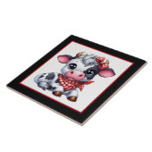 Niedliche Keramik Fliese (Seite)