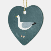 Niedliche Keramik Seagull Ornament (Links)