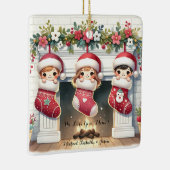 Niedliche Keramik Weihnachtsschmuck für Mimi (Rechts)