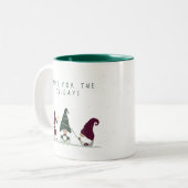 Niedliche Kernnetzkennzahlen Zweifarbige Tasse (Vorderseite Links)