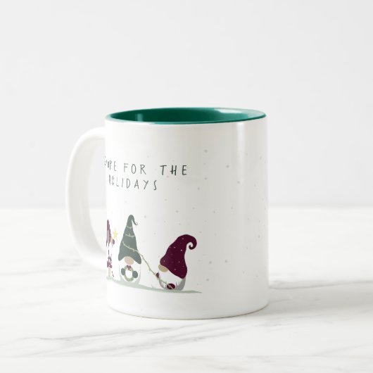 Niedliche Kernnetzkennzahlen Zweifarbige Tasse (Vorderseite Links)