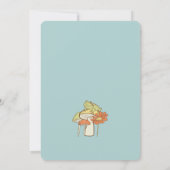 Niedliche Kernschaumvögel und -tiere Einladung (Rückseite)