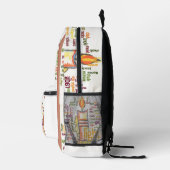 Niedliche Kerzenflamme der neuesten Light Text Art Bedruckter Rucksack (Rechts)