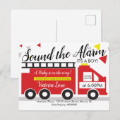 Niedliche Kfz-Kinderdusche Confetti Invi Postkarte (Vorne/Hinten)