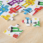 Niedliche Kids Alien Roboter Design Puzzle (Seite)