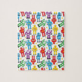 Niedliche Kids Alien Roboter Design Puzzle (Vertikal)