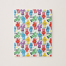 Niedliche Kids Alien Roboter Design Puzzle