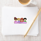 Niedliche Kids Daycare Mailing Labels Adressaufkleber (Insitu)