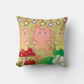 Niedliche Kids-Kissen im Stil eines Cartoon Kissen (Vorderseite)