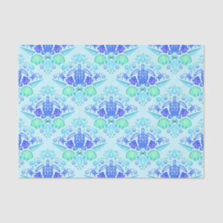 Niedliche Kids Tropical Blue Ocean Sea Turtle Seidenpapier