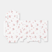 Niedliche Kinder ABC Alphabet Blume Kinderschule Geschenkschachtel (Ungefaltet)