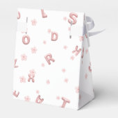 Niedliche Kinder ABC Alphabet Blume Kinderschule Geschenkschachtel (Rückseite)