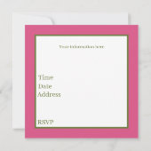 Niedliche Kinder backen Geburtstagsparty Einladung (Rückseite)