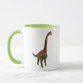 Niedliche Kinder Dinosaurier doodle Art Illustrati Tasse (Links)