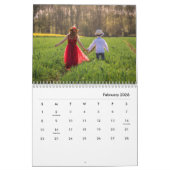 Niedliche Kinder Entdecken Sie die Natur im Freien Kalender (Feb 2026)