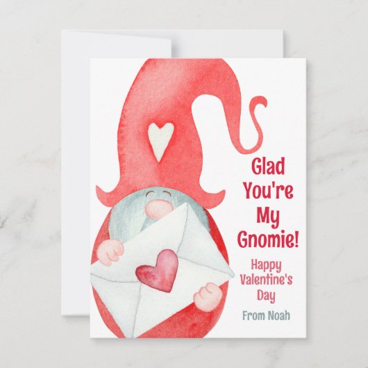 Niedliche Kinder im Klassenzimmer Valentinstag Feiertagskarte (Vorderseite)