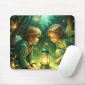 Niedliche Kinder im Wald Mousepad (Mit Mouse)
