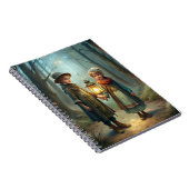 Niedliche Kinder im Winter Notizblock (Rechte Seite)