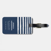 Niedliche Kinder "Let's go Overseas" Gepäckanhänger (Rückseite horizontal)