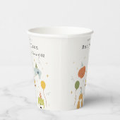 Niedliche Kinder Pawty Welpen Hunde jeden Alters G Pappbecher (Rechts)