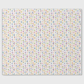 Niedliche Kinder Regenbogenmuster Geschenkpapier (Flach)