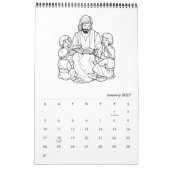 Niedliche Kinder Religiöser Farbkalender Kalender (Jan 2027)