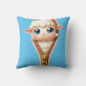 Niedliche Kinder Schafe Kissen (Rückseite)