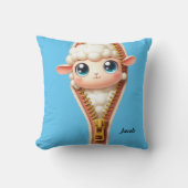 Niedliche Kinder Schafe Kissen (Vorderseite)