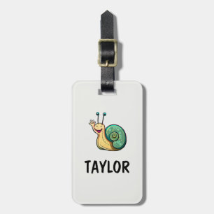 Niedliche Kinder Spaß Personalisierte farbenfrohe  Gepäckanhänger