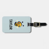 Niedliche Kinder Spaß Personalisierte farbenfrohe  Gepäckanhänger (Vorderseite horizontal)