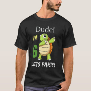 Niedliche Kinder Typ Ich bin 6 Schildkröten, 6. Ge T-Shirt
