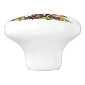 niedliche Kinder Unisex-Dschungeltiere Keramikknauf (Seitenansicht)