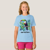 Niedliche Kinder unisex toucan anpassbar T-Shirt (Vorne ganz)