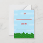 Niedliche Kinder Valentinstag Dinosaurier T-Rex Kl Mitteilungskarte (Rückseite)