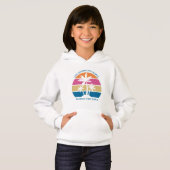 Niedliche Kinder von Custom Beach Trip Palm Tree Hoodie (Vorne ganz)
