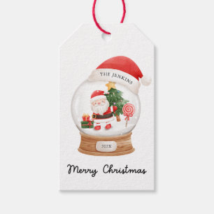 Niedliche Kinder Weihnachten Gaben Tags Geschenkanhänger