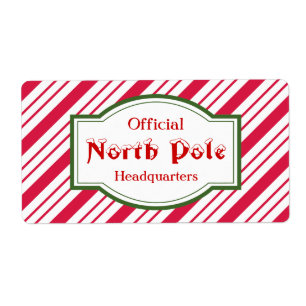 Niedliche Kinder Weihnachten Nordpol Geschenkschil