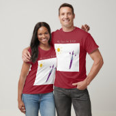 Niedliche Kinderarbeit am T - Shirt eines roten Ma (Unisex)