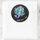 Niedliche Kinderbezeichnung Runder Aufkleber (Tasche)