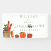 Niedliche Kinderdusche auf dem lokalen Markt für B Banner (Horizontal)