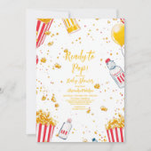 Niedliche Kinderdusche bereit für Pop Einladung (Vorderseite)